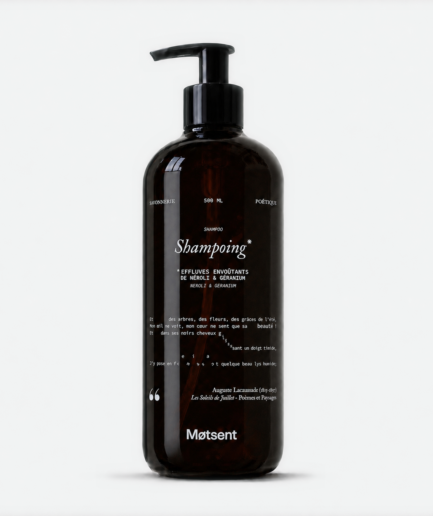 Pousse-mousse de shampoing liquide naturel parfumé et doux - Motsent